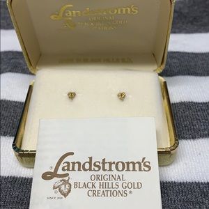 Landstrom’s Black Hills Gold earrings